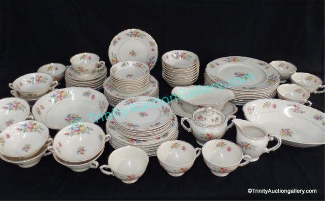 Appraisal: Syracuse China Rosemoor Federal Shape pcs piece set of beige