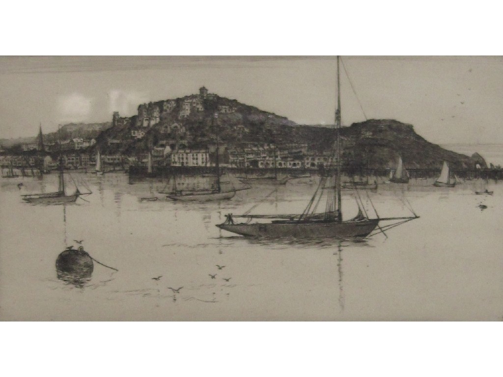 Appraisal: REGINALD GREEN Etching 'Torquay Devon' signed and entitled in pencil