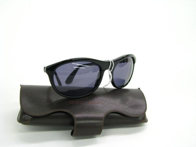 Appraisal: Giorgio Armani slightly oversized classic black frame sunglasses in original