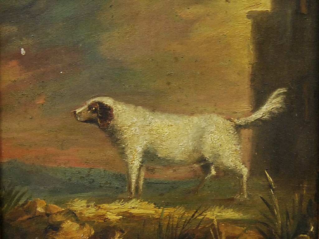 Appraisal: th century English school - Study of a standing dog