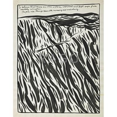 Appraisal: Raymond Pettibon American b Untitled I believe that there are