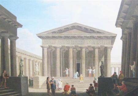 Appraisal: Attributed to Ludwig Kohl Outside the Temple Estimate -