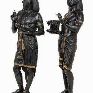 Appraisal: After mile-Louis Picault French - th Century Egyptian Priest and