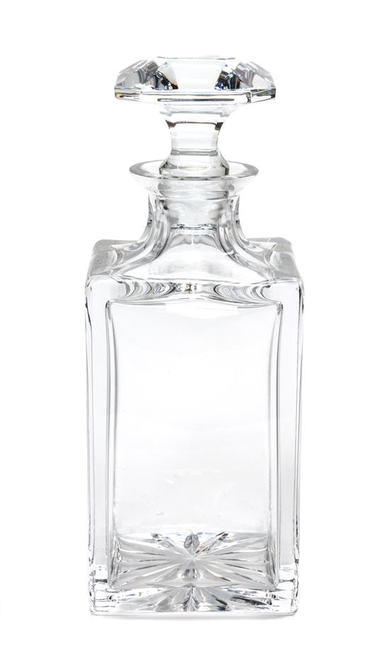 Appraisal: Sale Lot An Atlantis Cut Glass Decanter with a faceted