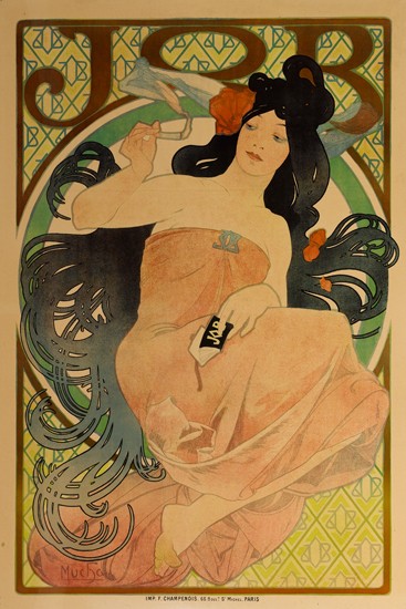 Appraisal: ALPHONSE MUCHA - JOB x inches x cm F Champenois