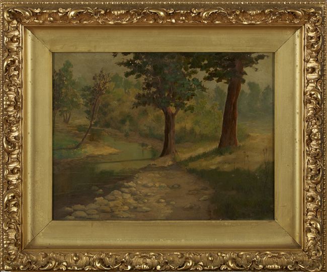 Appraisal: Charles J Hagberg American Illinois Active Late th Century Wooded