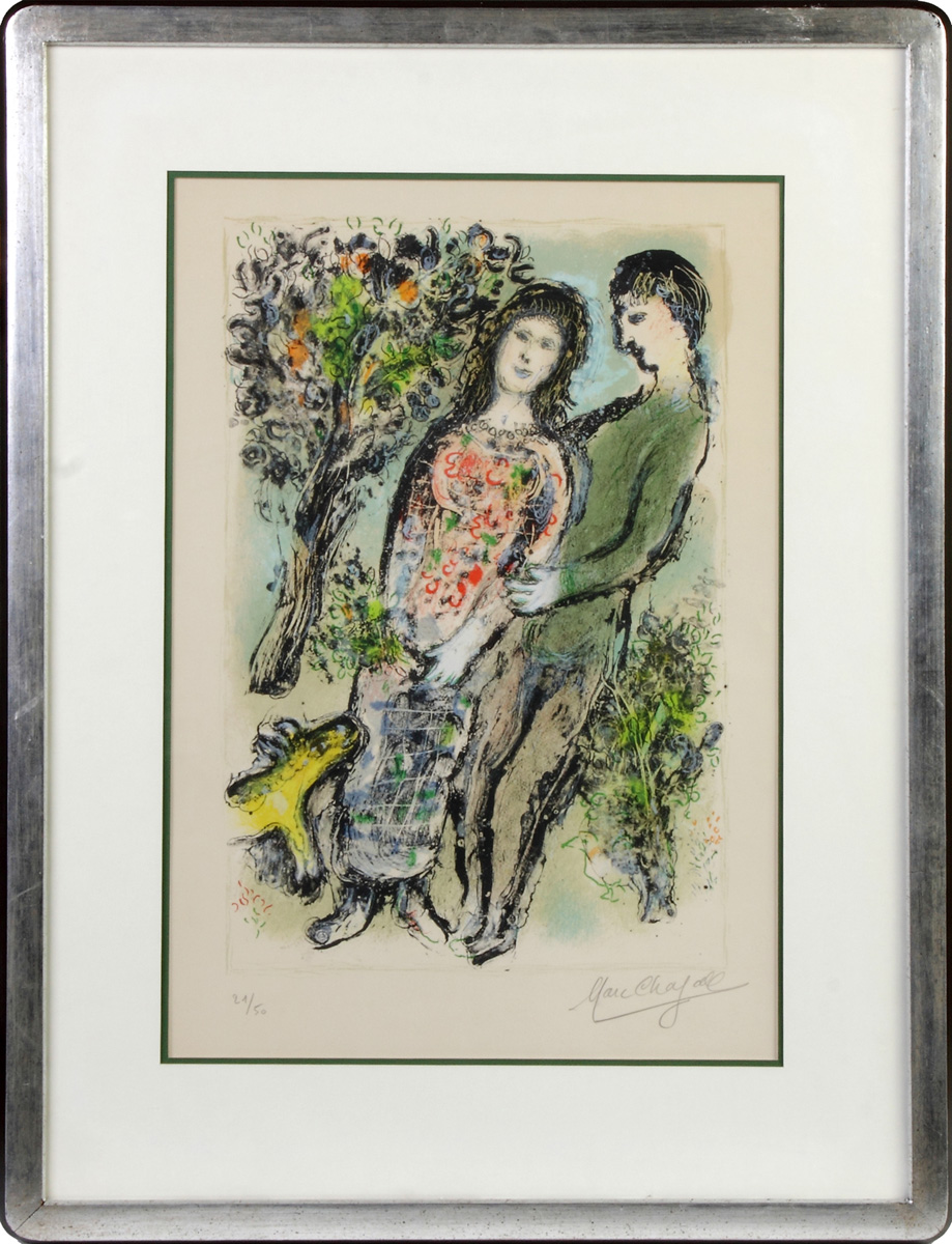 Appraisal: Marc Chagall Russian French - The Orange Tree Sgn lower