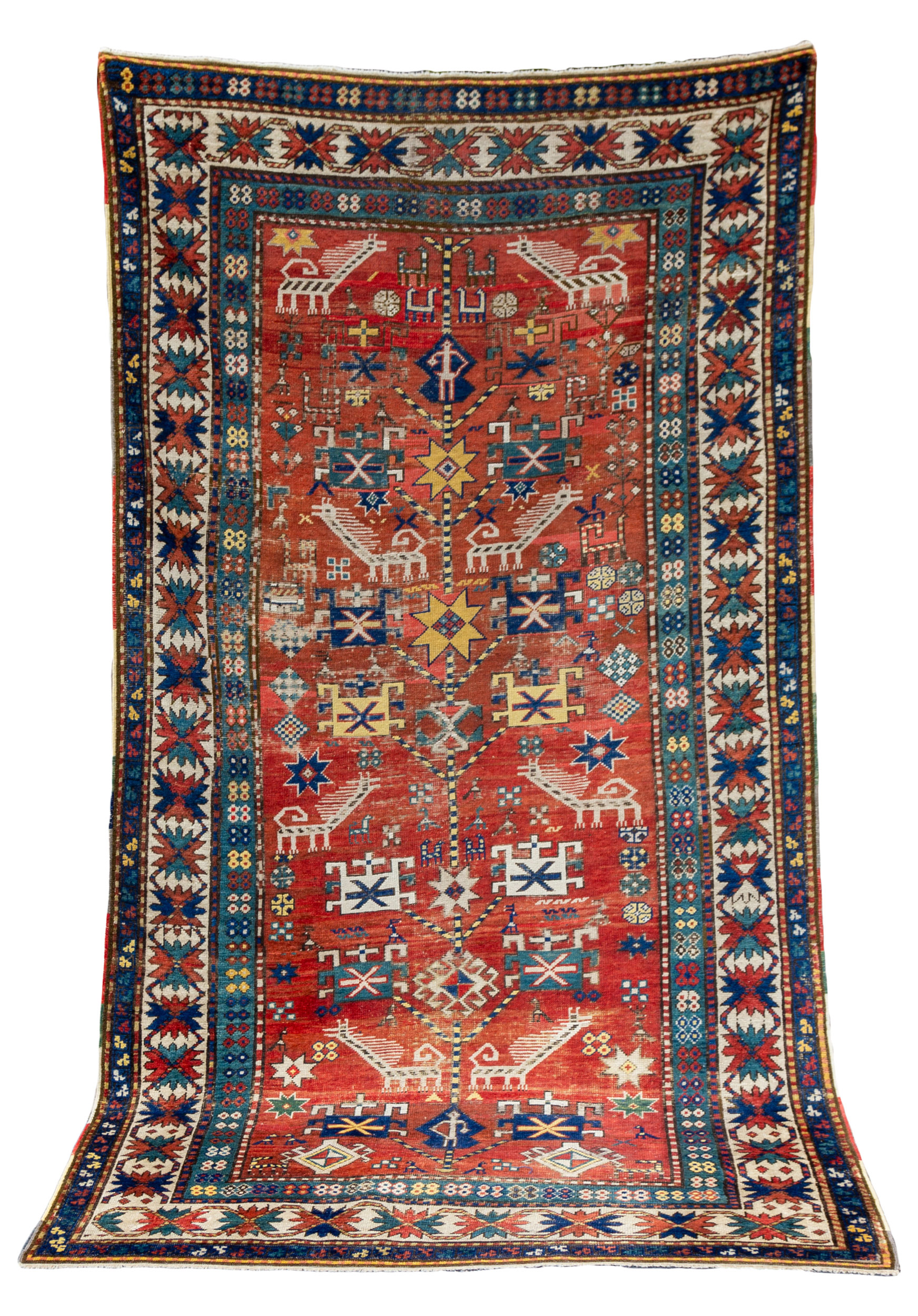 Appraisal: CAUCASIAN KAZAK ORIENTAL RUG circa