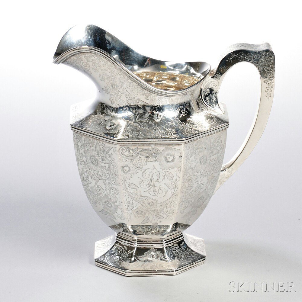 Appraisal: Bailey Banks Biddle Sterling Silver Pitcher Philadelphia late th early