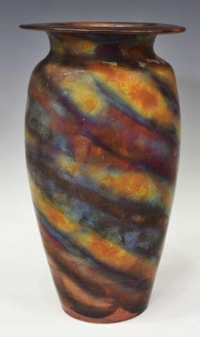 Appraisal: Contemporary studio art pottery vase John Ramer Sherrill American -