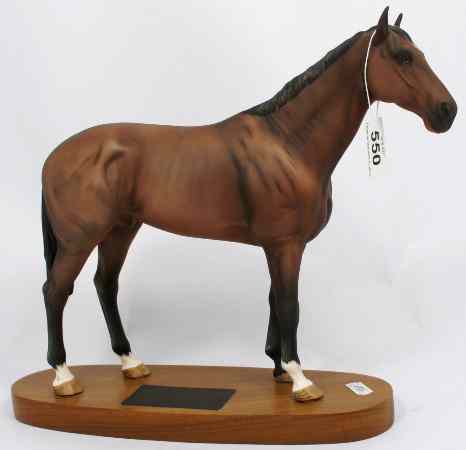 Appraisal: Beswick Connoisseur Racehorse Nijinsky on wood base