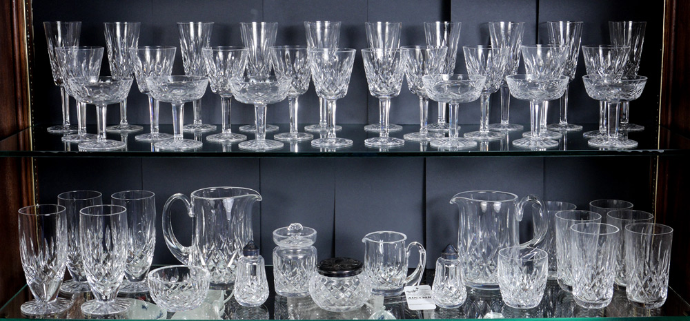 Appraisal: PIECE WATERFORD LISMORE CRYSTAL Approx pieces in the Lismore pattern