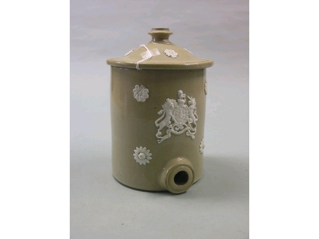 Appraisal: An early th century stoneware storage jar royal arms with