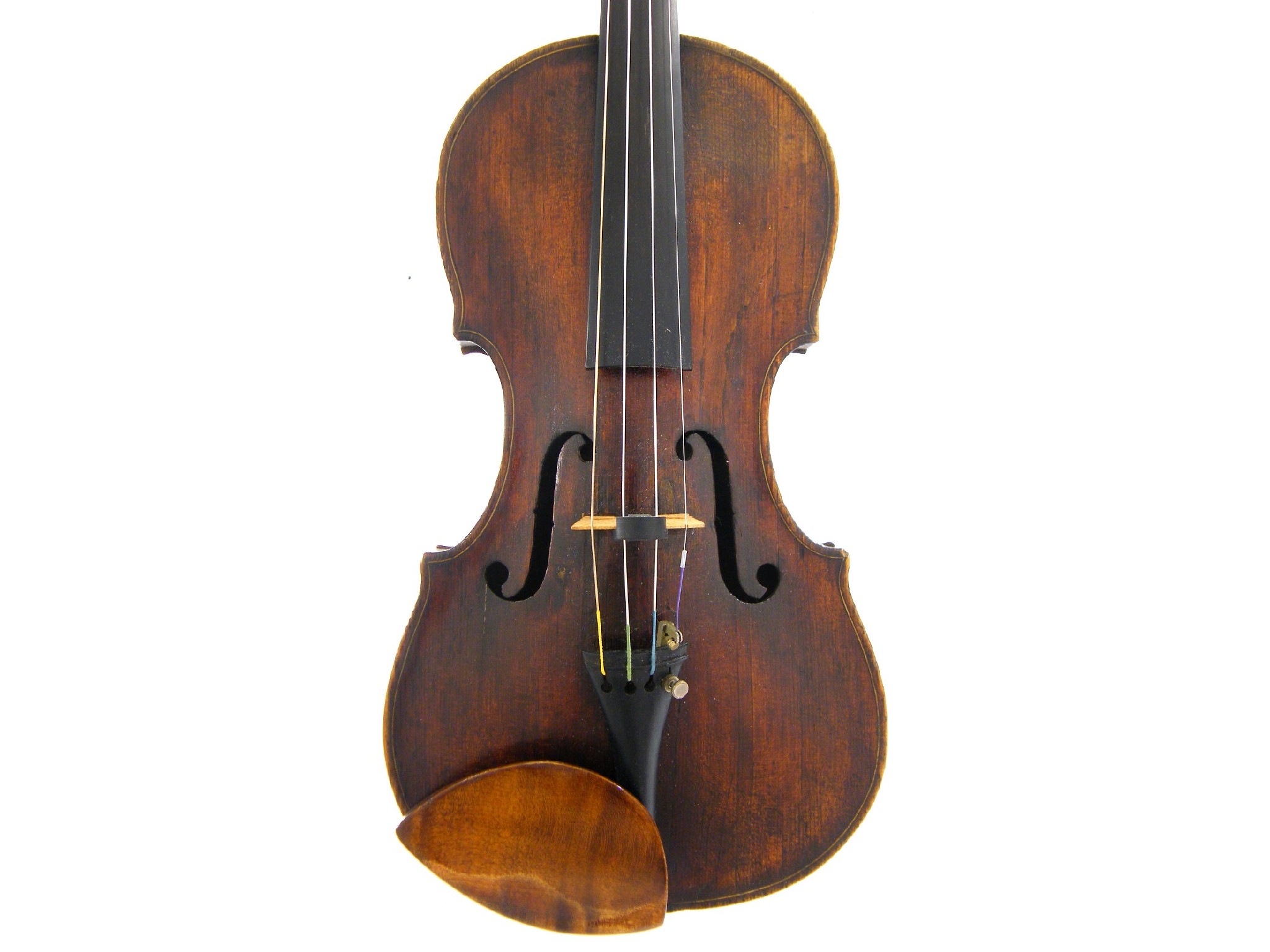 Appraisal: Late th century violin of the Cahusac school labelled Carlo