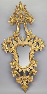 Appraisal: Antique French Gilt Mirror Antique French Carved Gilt Mirror Size