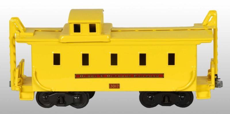 Appraisal: Pressed Steel Buddy L Outdoor Railroad Caboose Description American Contemporary