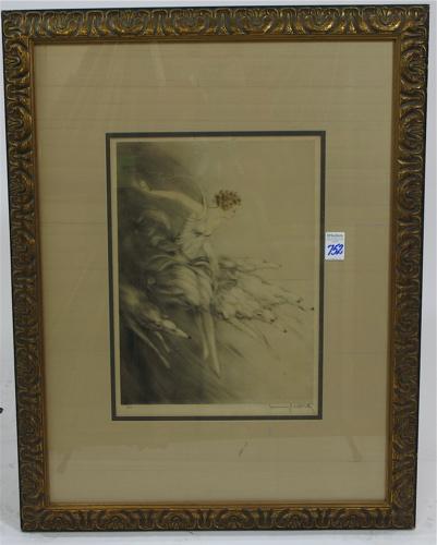 Appraisal: LOUIS ICART ETCHING AND AQUATINT New York N Y -