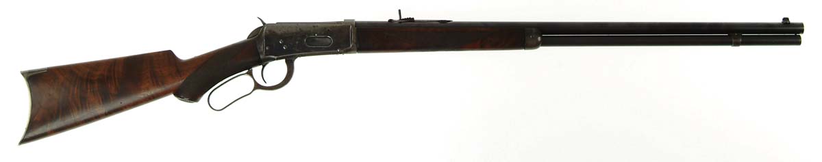 Appraisal: WINCHESTER MODEL DELUXE RIFLE SN Cal rnd bbl The factory