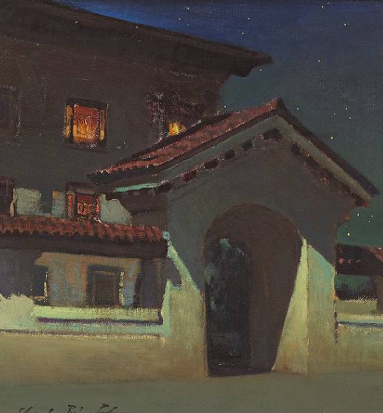 Appraisal: Charles Rollo Peters American - Adobe in Moonlight signed 'Charles