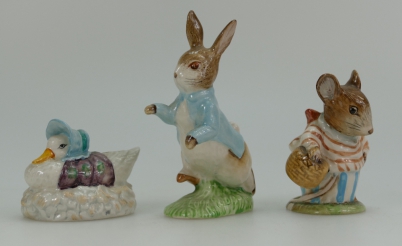 Appraisal: Beswick Beatrix Potter figures Mrs Tittlemouse Jemima Puddleduck made a