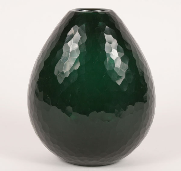 Appraisal: Murano art glass Battuto vase in the style of Carlo