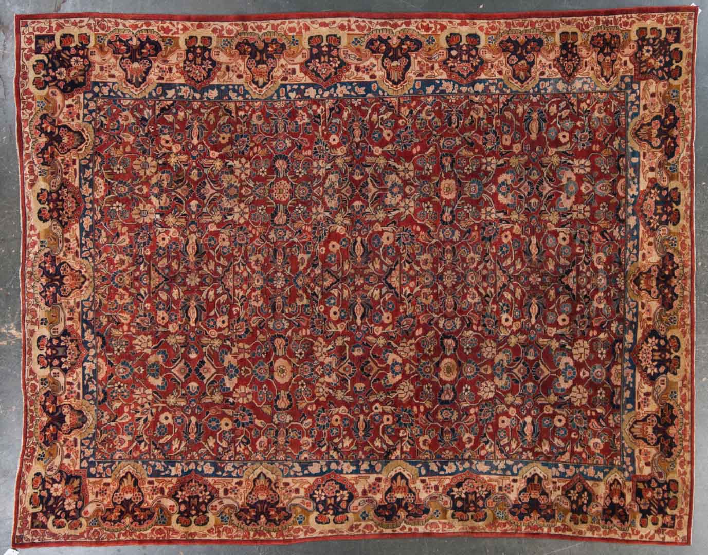 Appraisal: Antique Mahal carpet approx x Persia circa