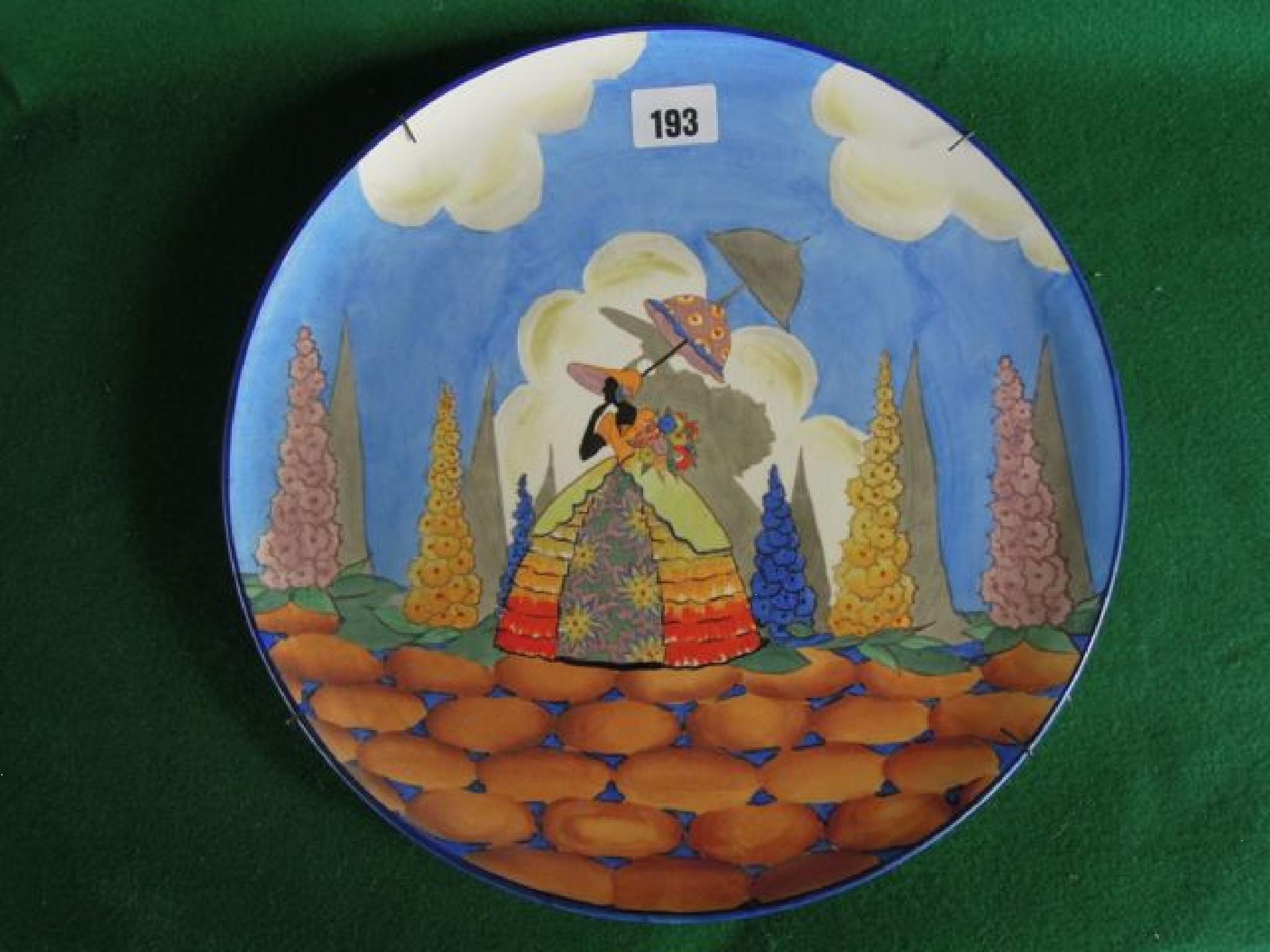 Appraisal: A large Carlton Ware 'Handcraft' charger cm diameter approx decorated