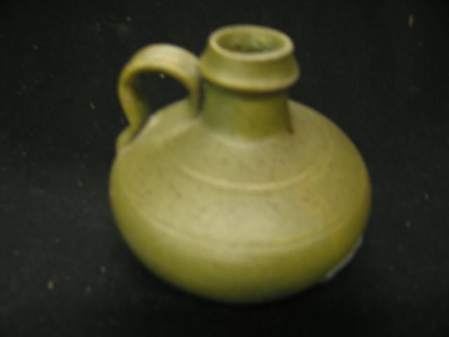 Appraisal: Jugtown Art Pottery Jug olive glaze