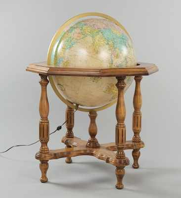 Appraisal: A Heirloom Floor Globe by Replogle The floor standing globe