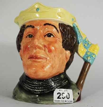 Appraisal: Royal Doulton Large Character Jug Henry VIII D Yellow and