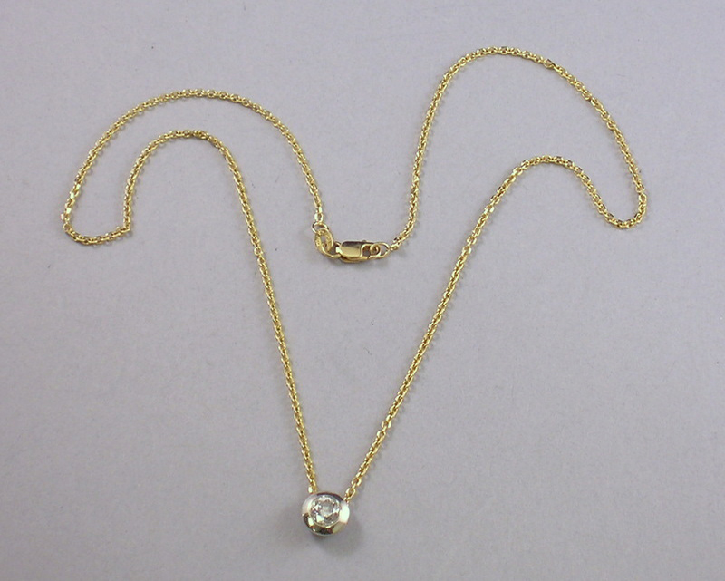 Appraisal: Bailey Banks Biddle Diamond Pendant approx cts on a kt