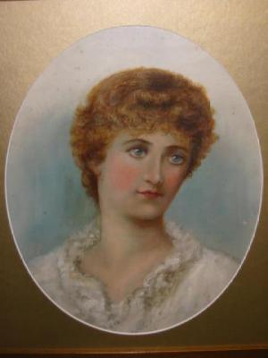 Appraisal: CLARA HODGSON exh Portrait of a Young Woman wearing a