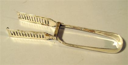 Appraisal: Edwardian sterling silver sandwich tongs goldsmiths and silversmiths co ltd