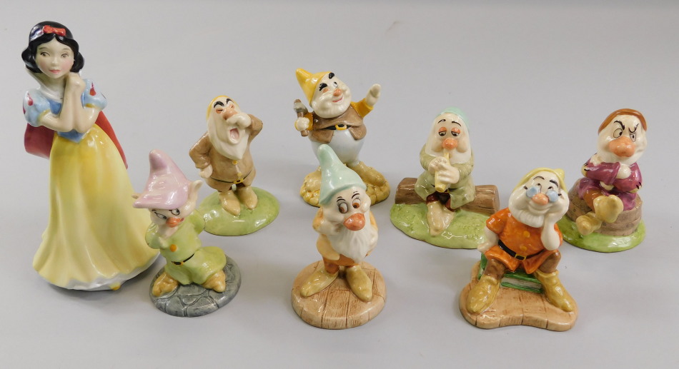 Appraisal: Various Walt Disney classic Snow White The Seven Dwarf Royal