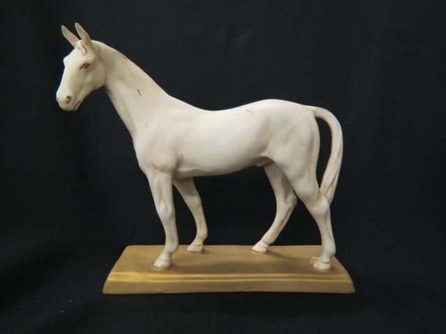 Appraisal: Royal Dux Porcelain Figurine of a Horse satin finish excellent