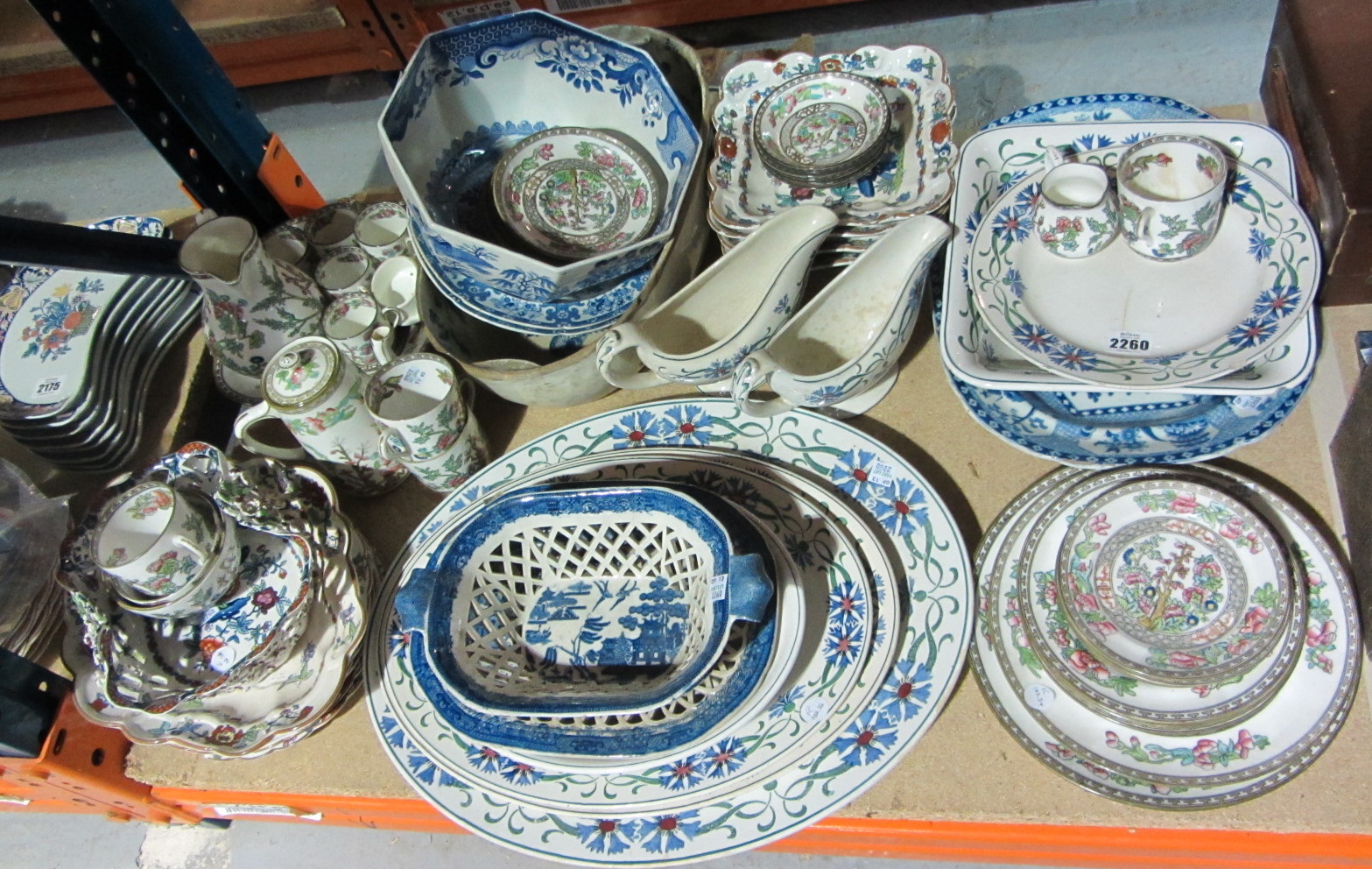 Appraisal: A quantity of mixed ceramics including Copenhagen Coalport Booths and