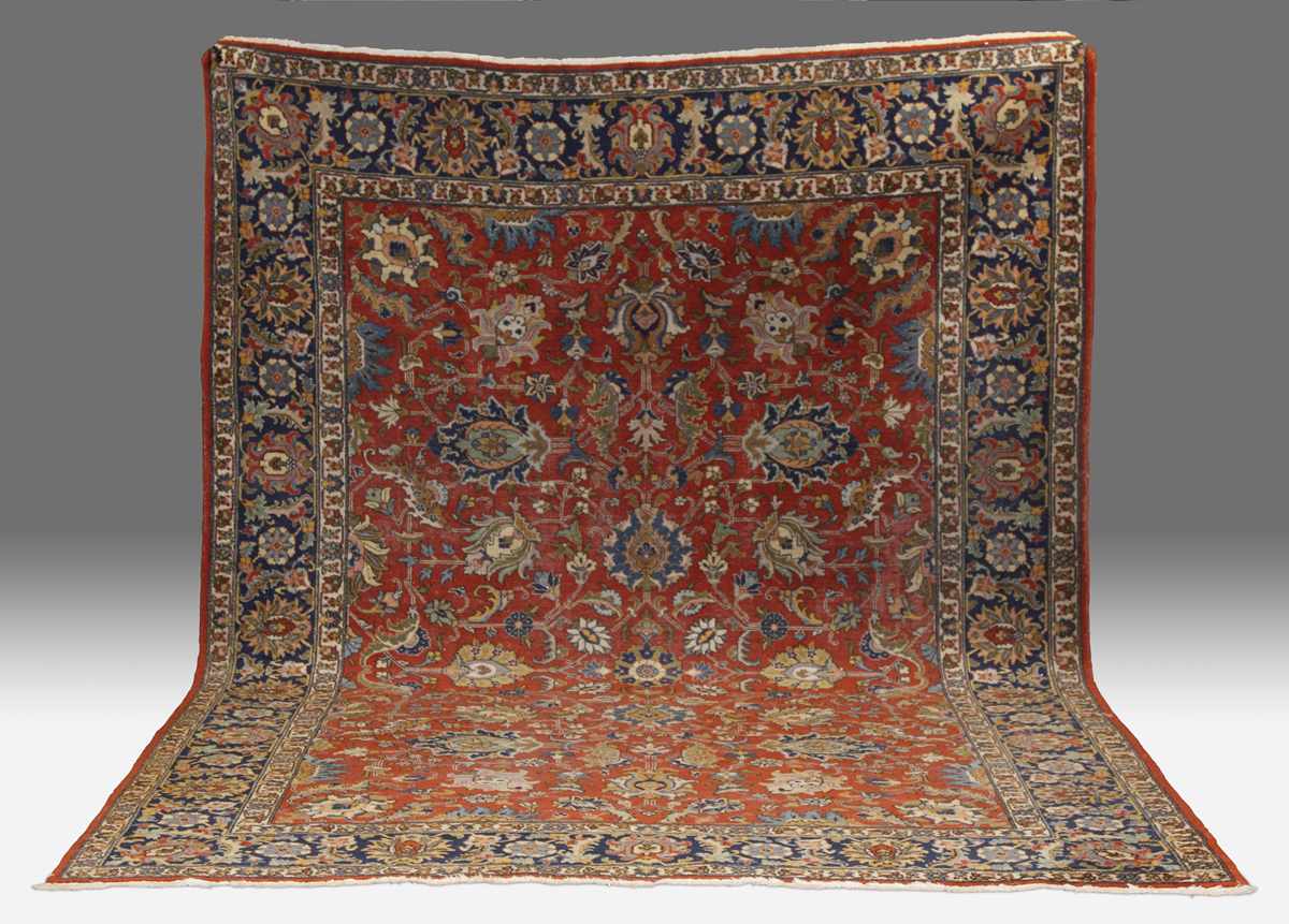 Appraisal: Persian Rug Some areas of wear ' '' x '