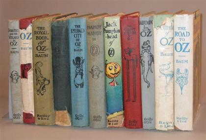 Appraisal: vols Oz Books Neill J R illustrator Baum L Frank