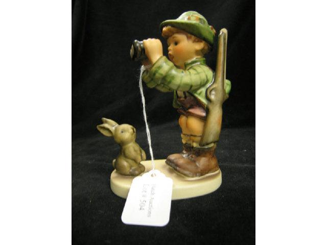 Appraisal: Hummel Figurine Good Hunting Goebel bee mark