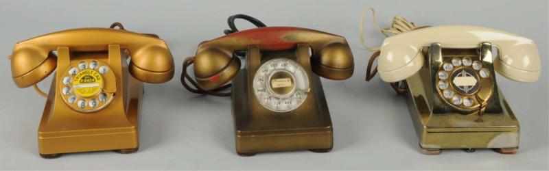 Appraisal: Lot of Western Electric Colored Telephones Circa s first is