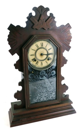 Appraisal: A late thC Ansonia Clock Company mantel clock with a