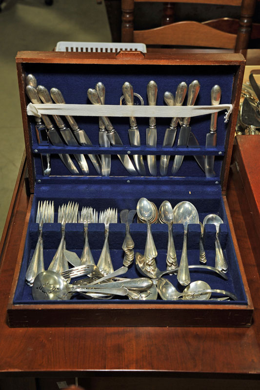 Appraisal: SET OF STERLING SILVER FLATWARE Towle Lady Diana pattern Twelve