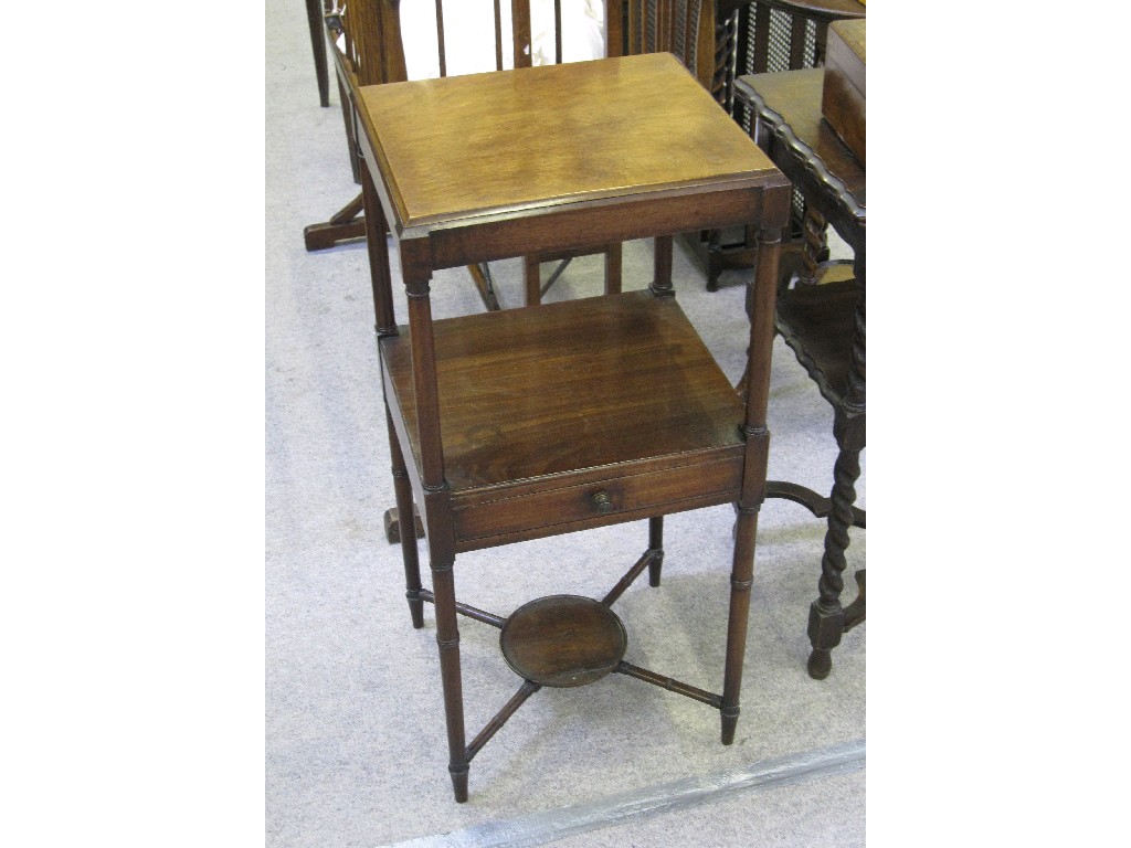 Appraisal: Mahogany washstand