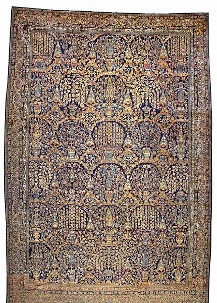 Appraisal: A Kerman carpet South Central Persia circa size approximately ft