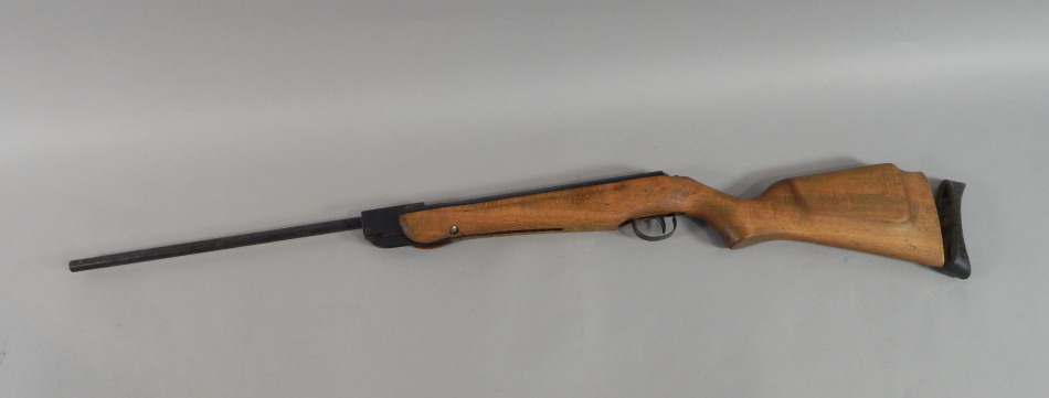 Appraisal: A Webley Hawk Mark II air rifle with beech stock