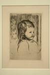 Appraisal: ETCHING - La Tete Baissee Portrait of Claude by Pierre