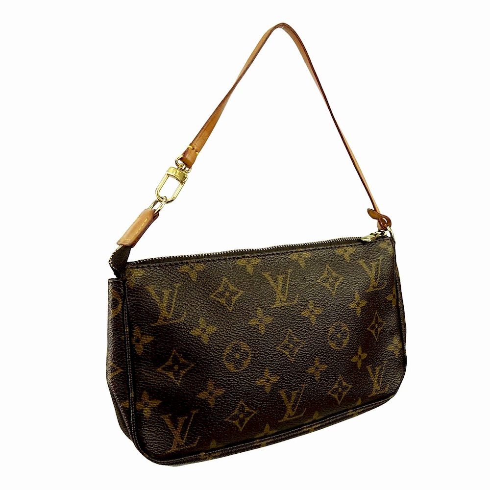 Appraisal: Louis Vuitton Brown Canvas Monogram Twin GM Bag Louis Vuitton