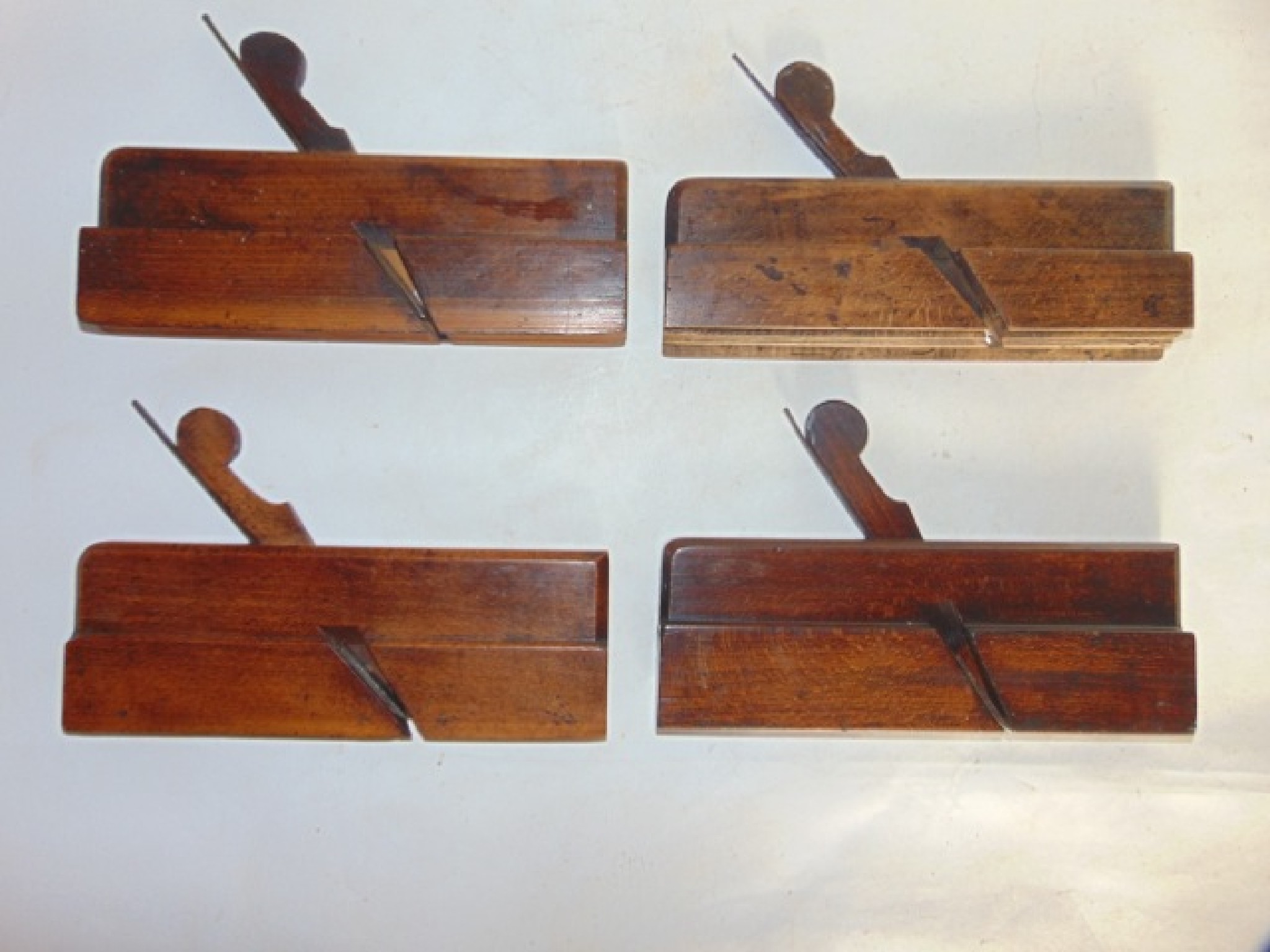 Appraisal: A selection of four good quality antique carpenter's planes in