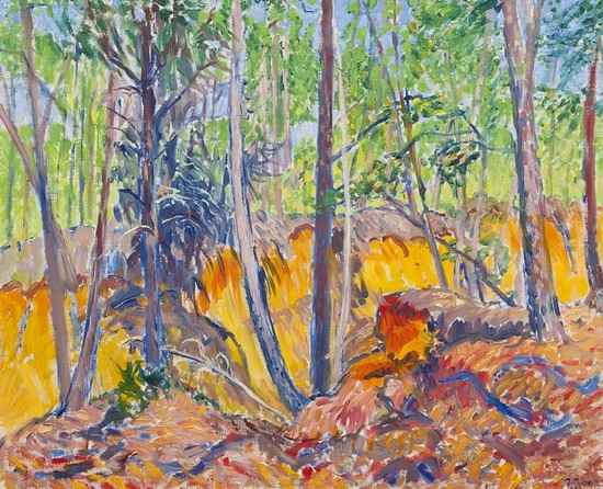 Appraisal: Frederick Gore RA - Ravine Near Roussillon Vaucluse oil on