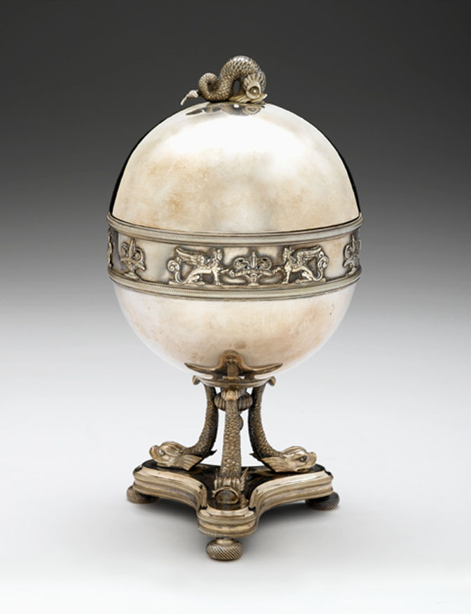 Appraisal: Dutch neoclassical style silver covered urn maker's mark ws amsterdam